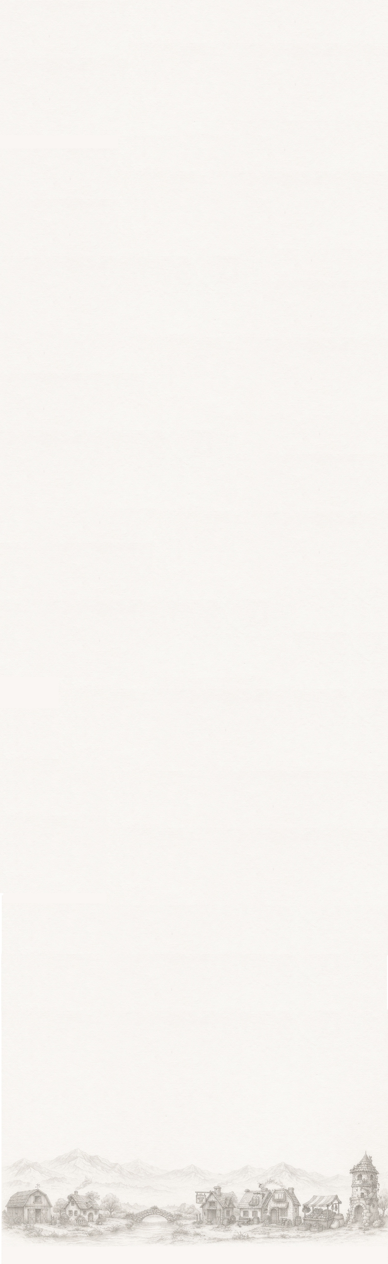 Illustrated village map